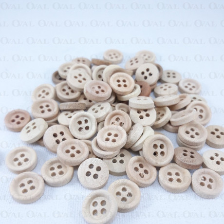 Guziki drewniane 11mm,10mm/  200szt   4796