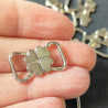 Metal, nickel-free clasp 10mm/100pcs 4814