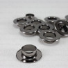 Stainless eyelets 10mm / 100 or 500 pcs dark nickel FLAT 4820