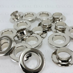 Oczka stalowe 10mm/200szt rebrne PŁASKIE 4819 Oczka stalowe 10mm/200szt rebrne PŁASKIE 4819