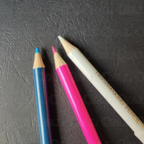 Kredka krawiecka z pędzelkiem - 9 cm Różne kolory (1 szt.)