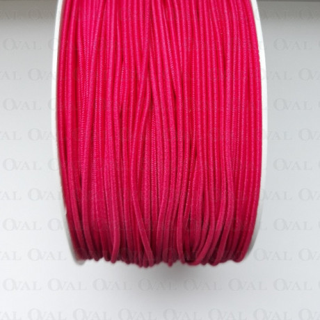 Round raspberry elastic 1mm / 5 or 50m 4829