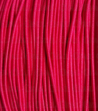 Round raspberry elastic 1mm / 5 or 50m 4829