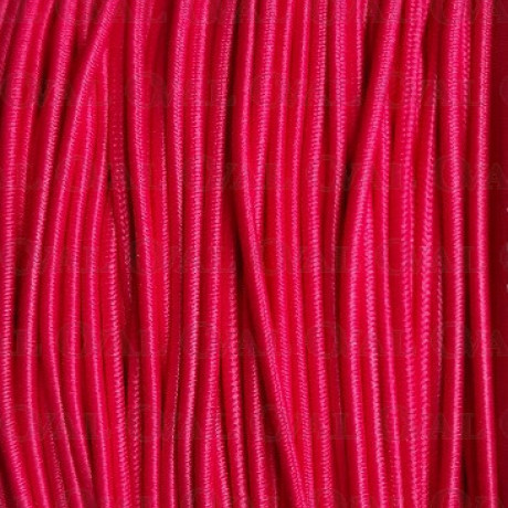 Round raspberry elastic 1mm / 5 or 50m 4829