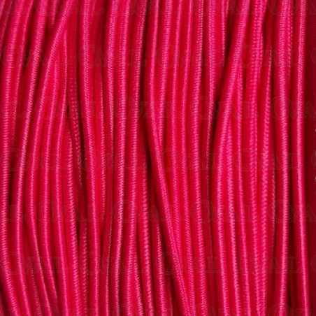 Round raspberry elastic 1mm / 5 or 50m 4829