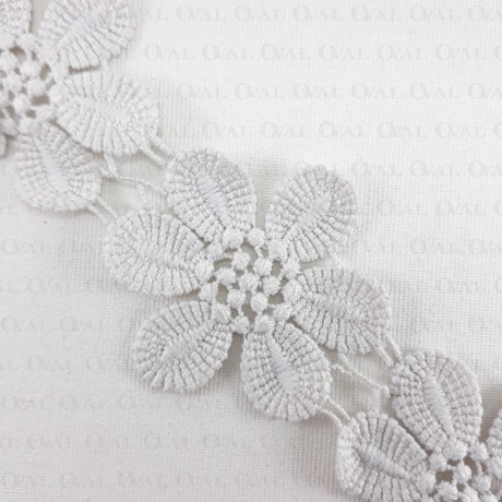 50mm grey lace /1m 4830