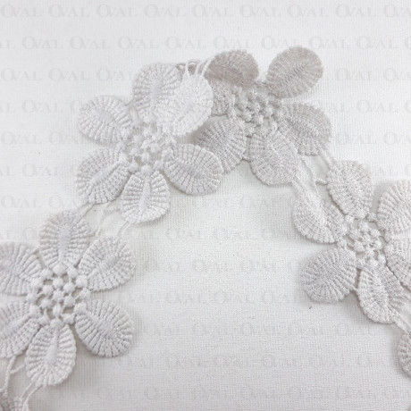 50mm grey lace /1m 4830