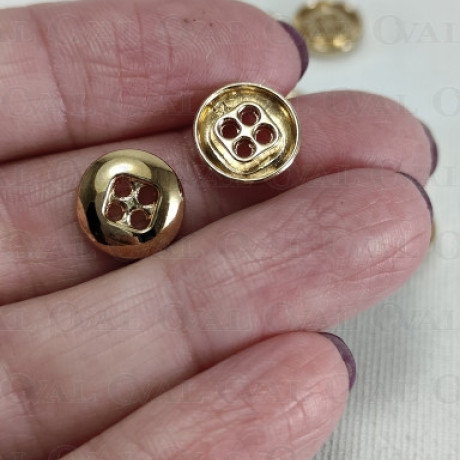 Metal button 11.4mm/100pcs 4831