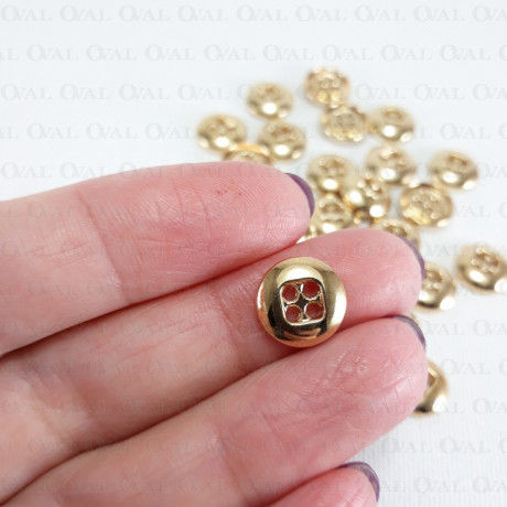 Metal button 11.4mm/100pcs 4831