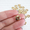 Metal button 11.4mm/100pcs 4831