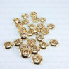 Metal button 11.4mm/100pcs 4831