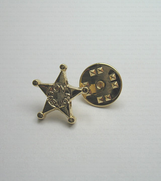 Metal badge Star No. 974