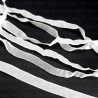 Chiffon elastic 6mm /200m white 4835