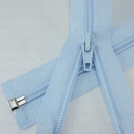 Zips *5 separating 35–70cm light blue 4839