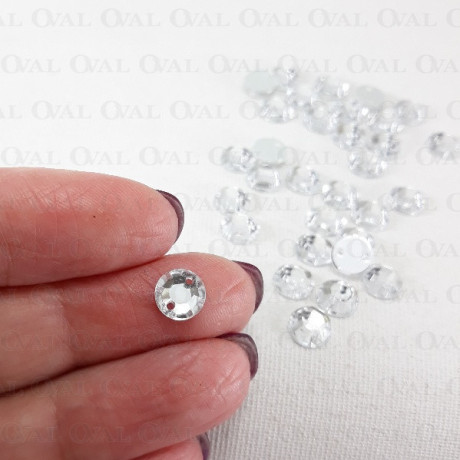 Acrylic stones 6mm /100pcs 4847