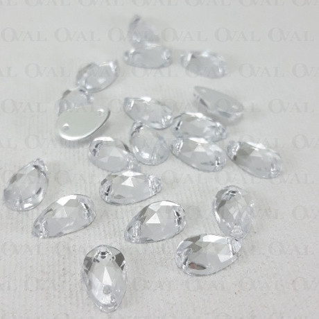 Acrylic stones 6.5mm x 10mm /100pcs 4850