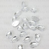 Acrylic stones 6.5mm x 10mm /100pcs 4850