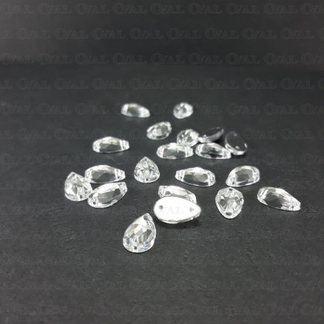 Acrylic stones 6.5mm x 10mm /100pcs 4850