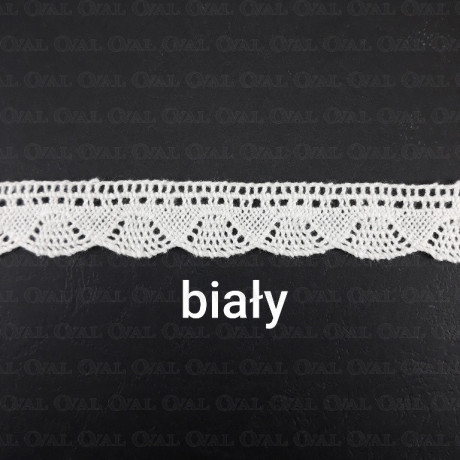 Cotton lace 20mm/25m white 4851