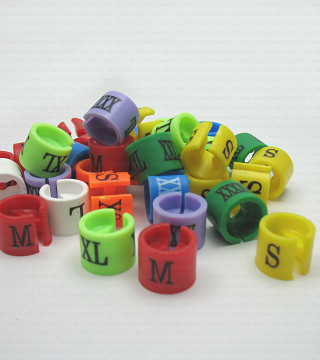 Rozmiarówka wieszakowa XS - XXXXL 100szt. nr 1344