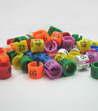 Size tags for hangers 100 or 500 pcs, no. 1345