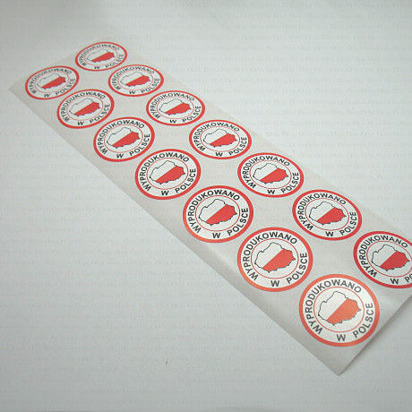 Stickers “MADE IN POLAND” 14 pcs no. 1346
