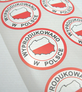 Stickers “MADE IN POLAND” 14 pcs no. 1346