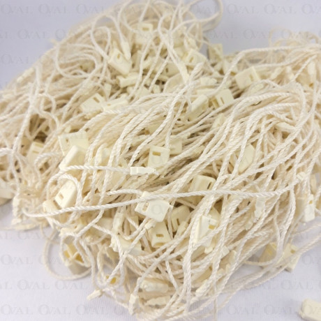 Handheld seals ecru 16cm/200pcs 4856