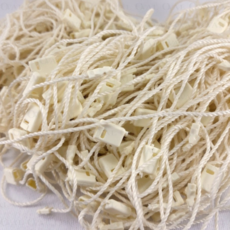 Handheld seals ecru 16cm/200pcs 4856