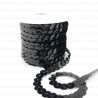 Black sequin trim on tape 10 yards 4857