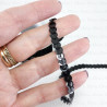 Black sequin trim on tape 10 yards 4857