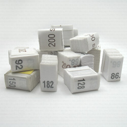 Wszywka rozmiarowa 62-192/ 200zt 1231 Wszywka rozmiarowa 62-192/ 200zt 1231