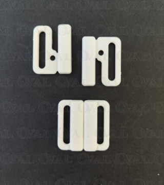 Zapięcie bieliźniarskie - plastikowe Duże 1114