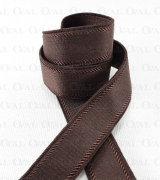 15mm strap elastic / 1m brown 4859 E