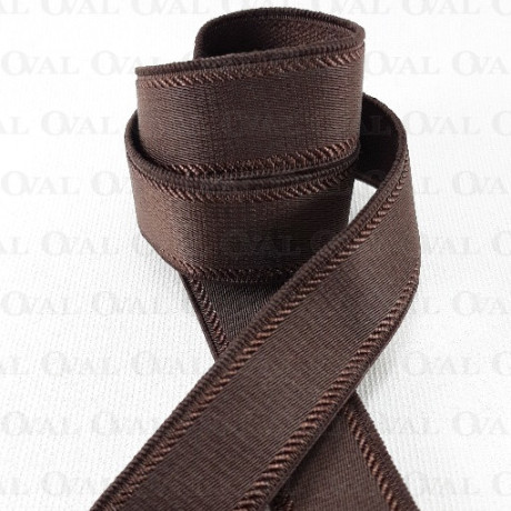 Guma ramiączkowa 15mm/1m brąz 4859 E