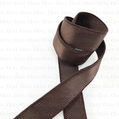 15mm strap elastic / 1m brown 4859 E
