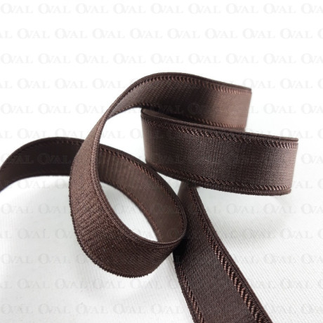 Guma ramiączkowa 15mm/1m brąz 4859 E