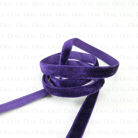 Velvet ribbon 6mm/25 yards purple 4866