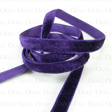 Aksamitka  6mm/25yard fiolet 4866