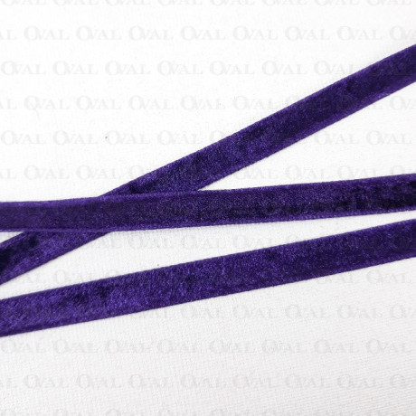 Velvet ribbon 6mm/25 yards purple 4866