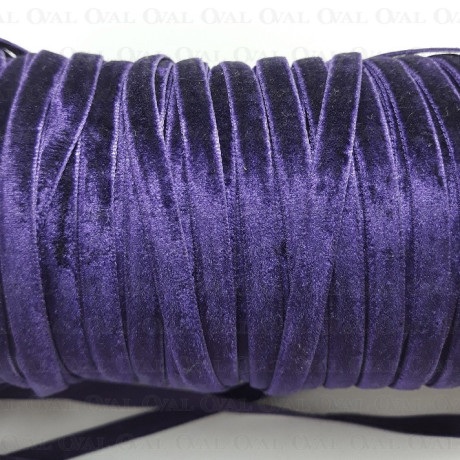 Velvet ribbon 6mm/25 yards purple 4866