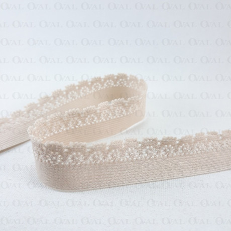 18mm/1m beige lingerie elastic 4867