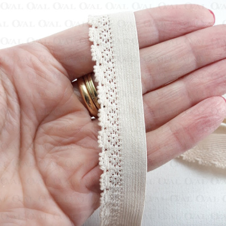 18mm/1m beige lingerie elastic 4867