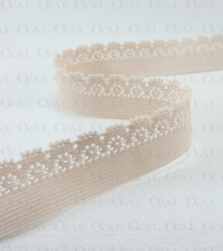 18mm/1m beige lingerie elastic 4867