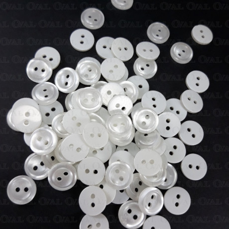 Polyester button, shirt type 11.5mm/1728pcs 4871