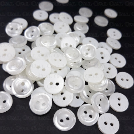 Polyester button, shirt type 11.5mm/1728pcs 4871