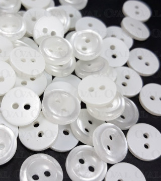 Polyester button, shirt type 11.5mm/1728pcs 4871