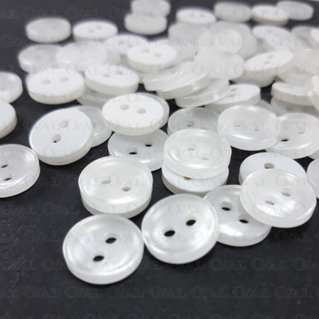 Polyester button, shirt type 11.5mm/200 or 1728 pcs 4872