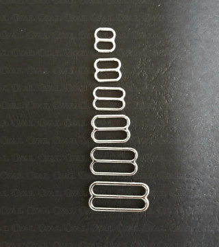 Regulator do ramiączek 10 lub 200szt 6,8,10,12,15,20mm 1116