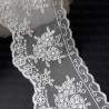 Koronka haft na tiulu 85mm/15y śmietana 4880